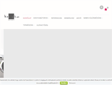 Tablet Screenshot of konyhasziget.hu
